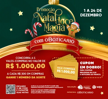Imagem do evento: Promoção Natal Doce Magia - com Boticário