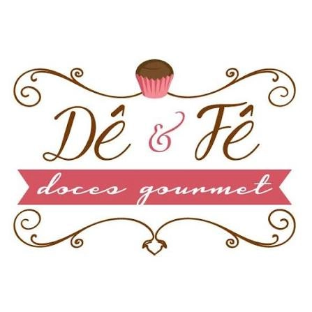 Logo marca do serviço DÊ &  FÊ DELÍCIAS GOURMET