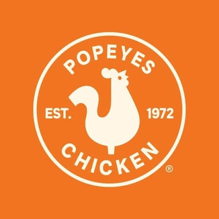 Logo marca do serviço POPEYES LOUISIANA KITCHEN