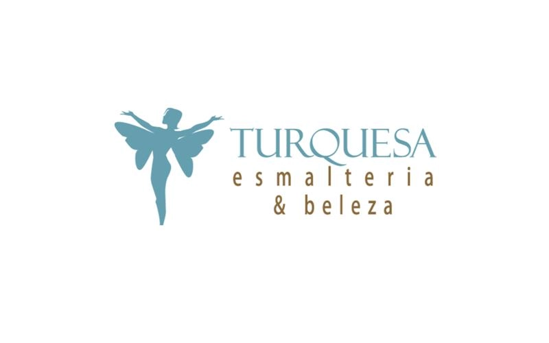 Logo marca do serviço TURQUESA ESMALTERIA & BELEZA