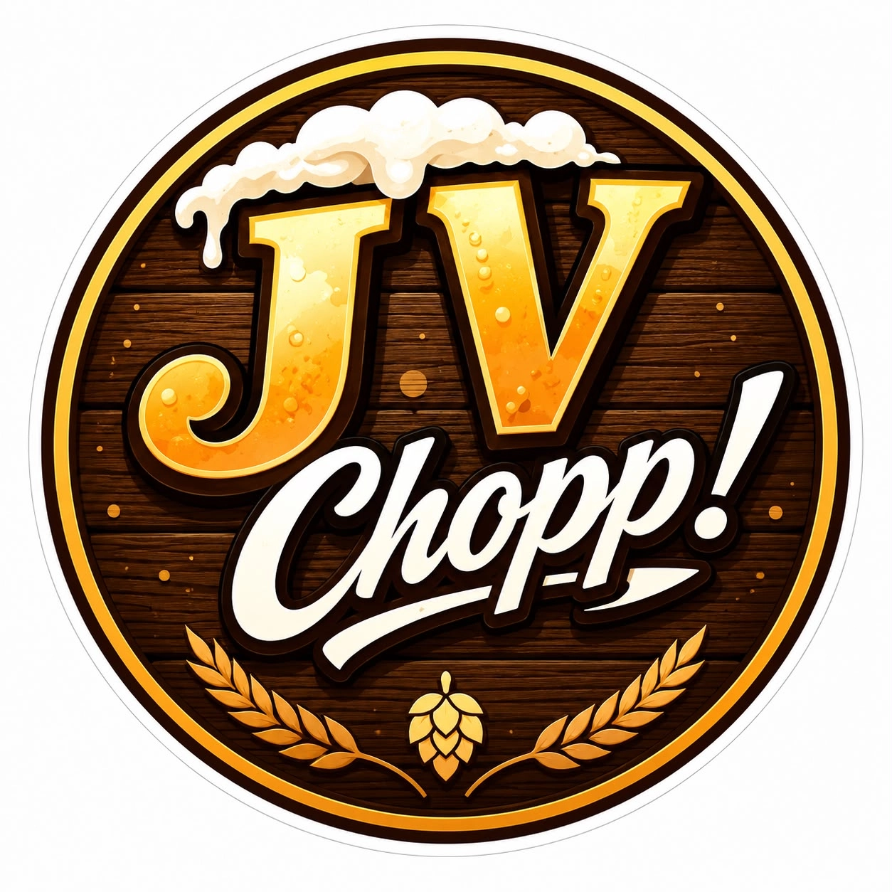Logo marca do serviço J. V. CHOPP